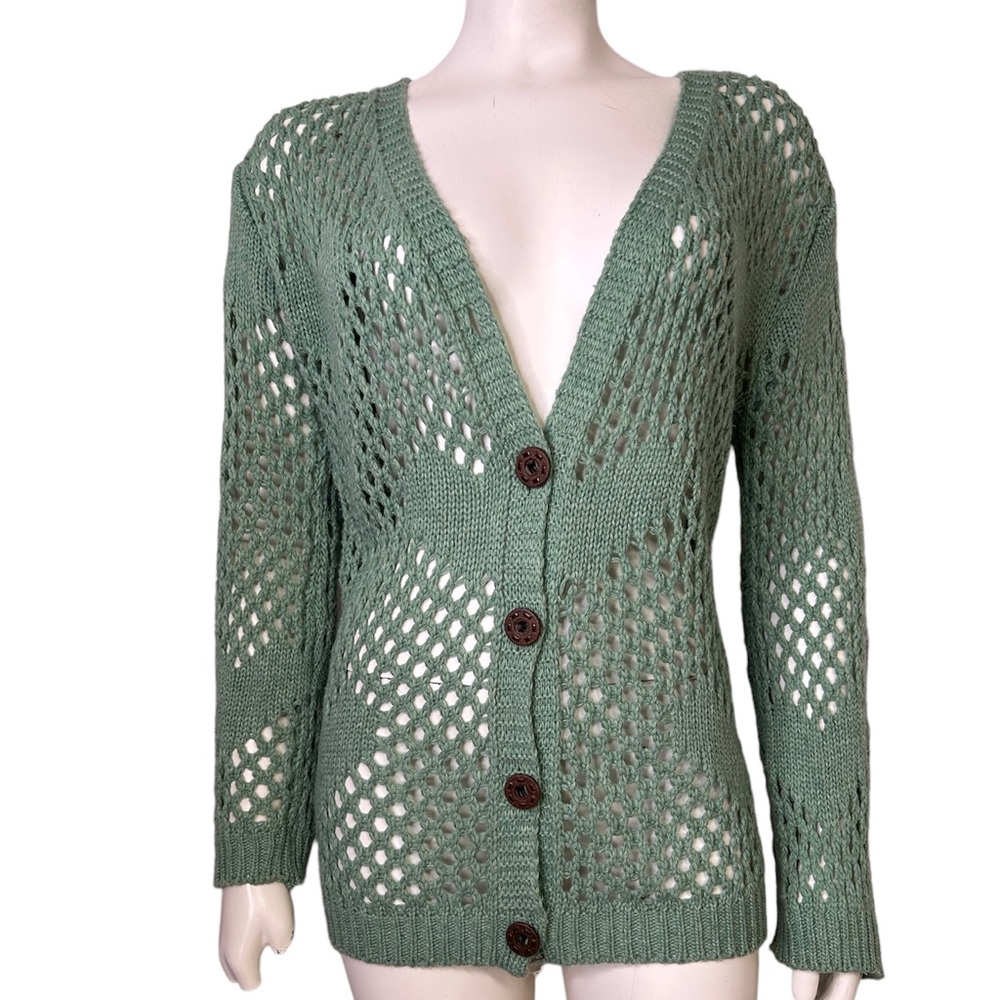 womens greet knit heart cardigan‎ sweater.
